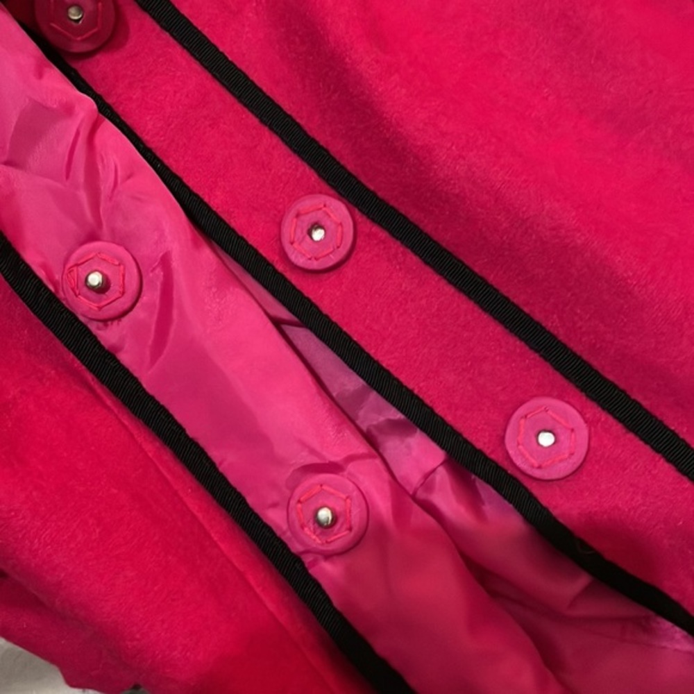 Vintage Elegant Pink Dress with Black Accents - Picture 6 of 8
